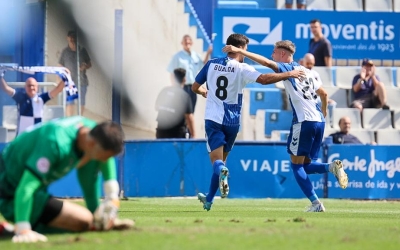 Gualda i Sala, celebrant un gol enguany | Sandra Dihör